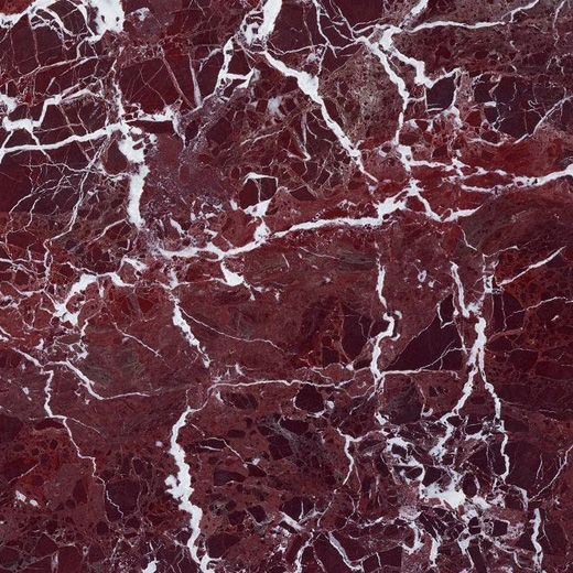 Laje de mármore vermelho cor vermelha veia branca de mármore natural para pisos interiores
