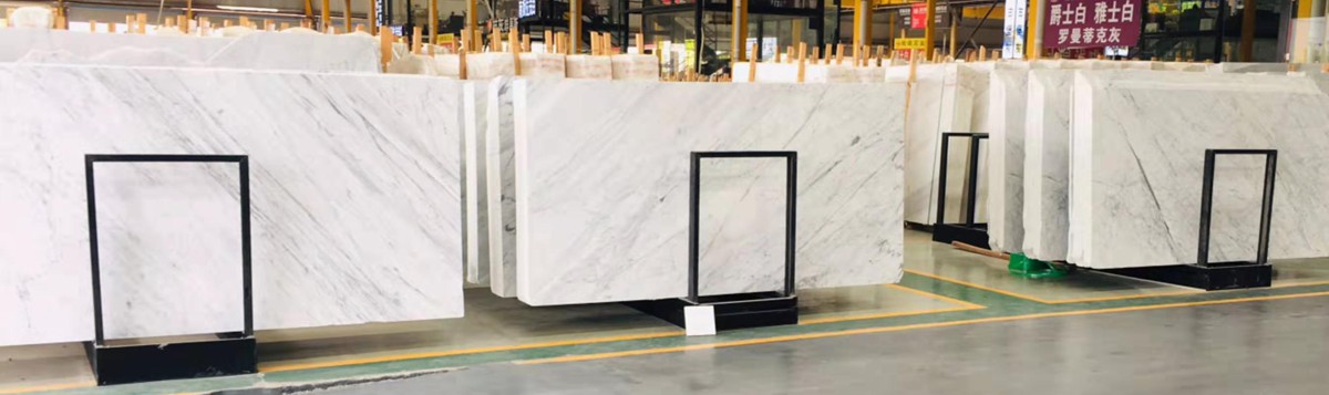 Bianco Carrara White Marble no mercado de mármore Shuitou