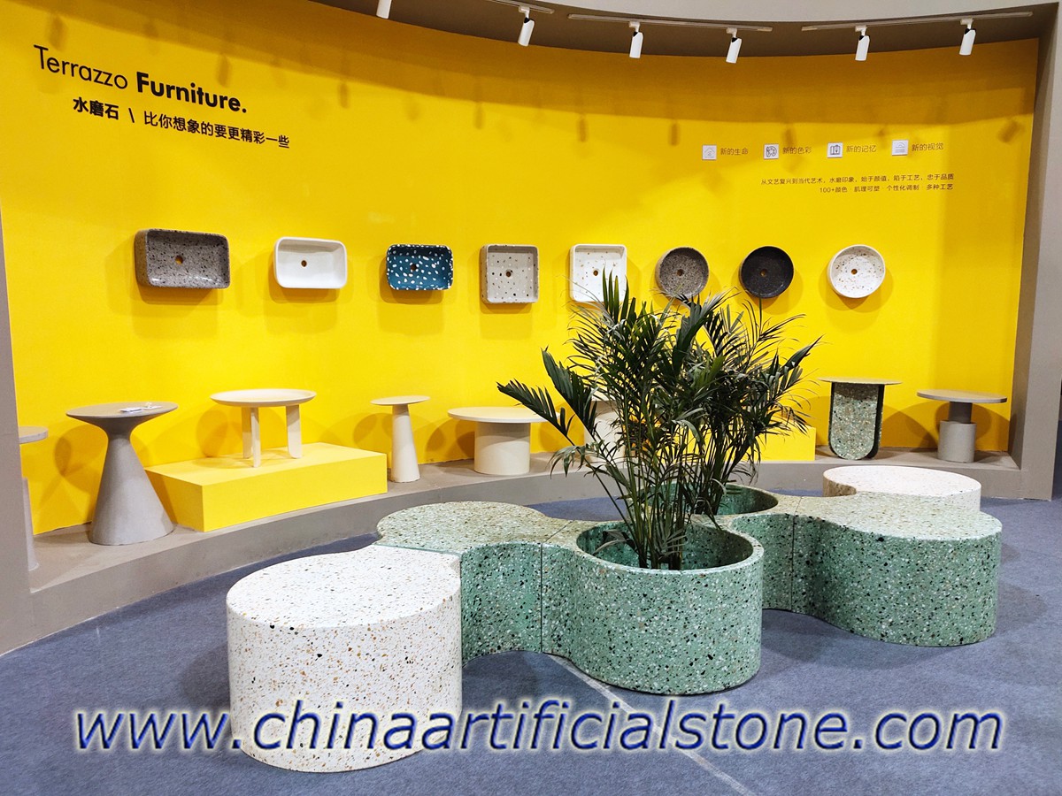 Fornecedor de móveis de terrazzo de cimento da China
