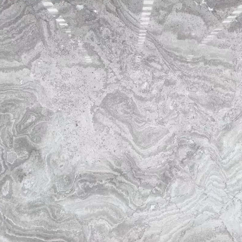 Corte transversal em mármore branco
