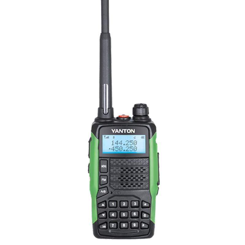 Estação de rádio portátil CB Walkie Talkie Dual Band VHF UHF
