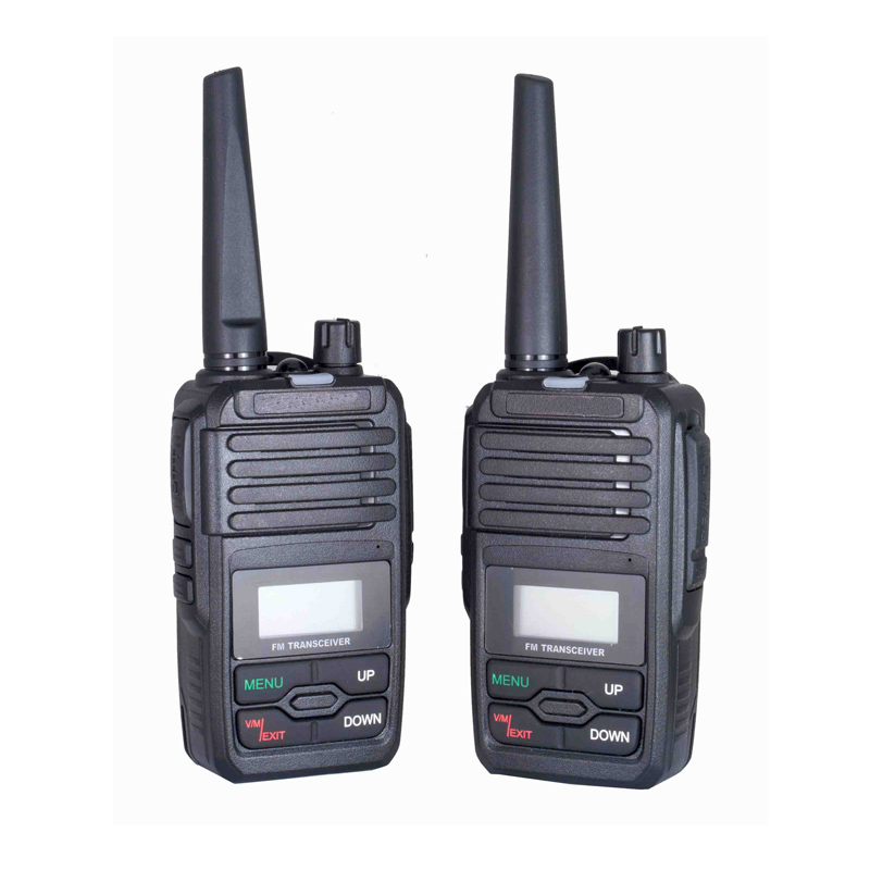 Mini rádio portátil 3W VHF UHF bidirecional
