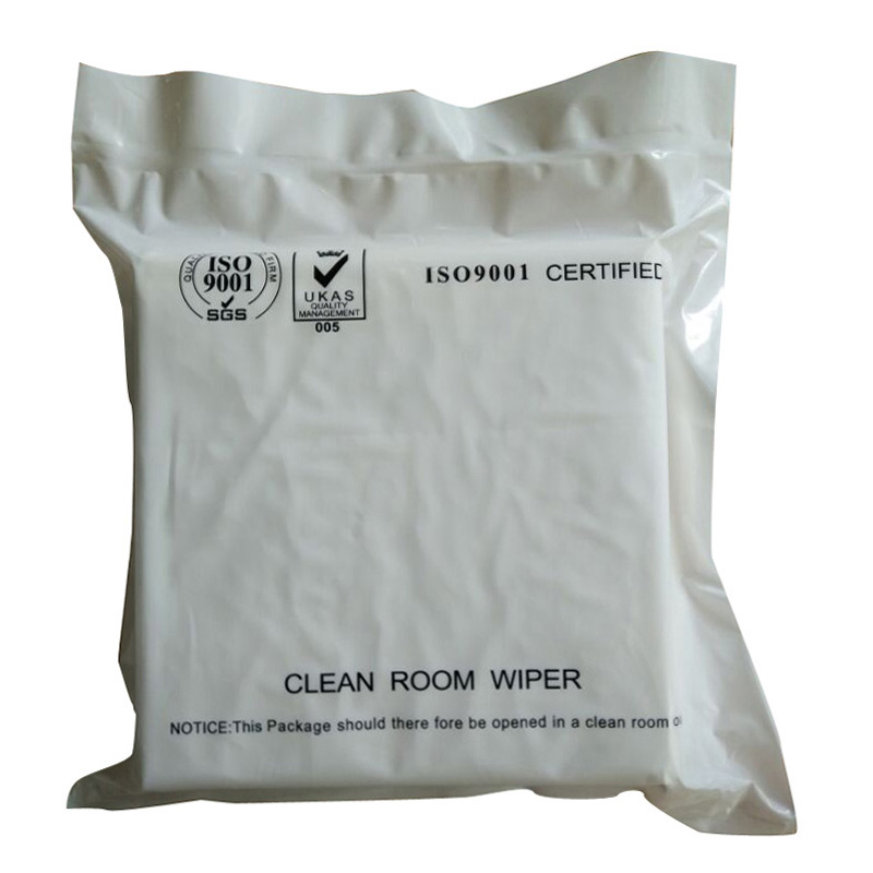 Fábrica de lenços umedecidos a seco para salas limpas com óleo sem silicone
