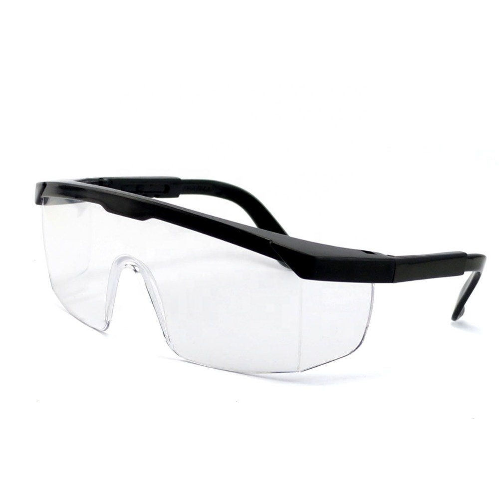 Óculos de segurança transparentes de braços ajustáveis ​​EN166
