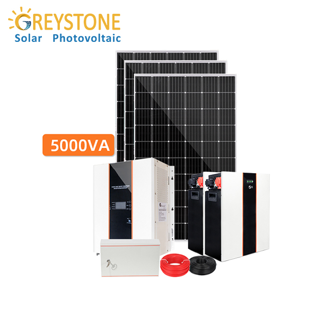 5KVA(5KW) Fora da grade de uso residencial do sistema solar
