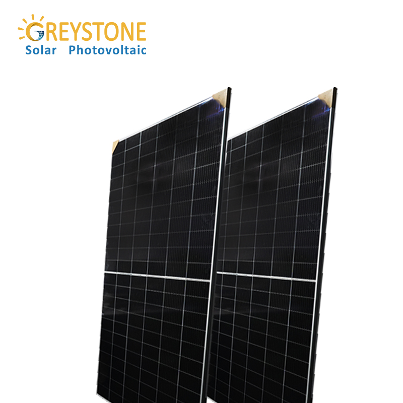 Módulos solares bifaciais de vidro duplo de 645 W de grande potência e ultra-alta eficiência
