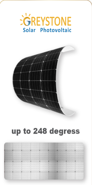 Painel solar flexível de 300 watts
