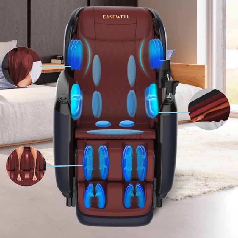 Cadeira massageadora com pressão de ar