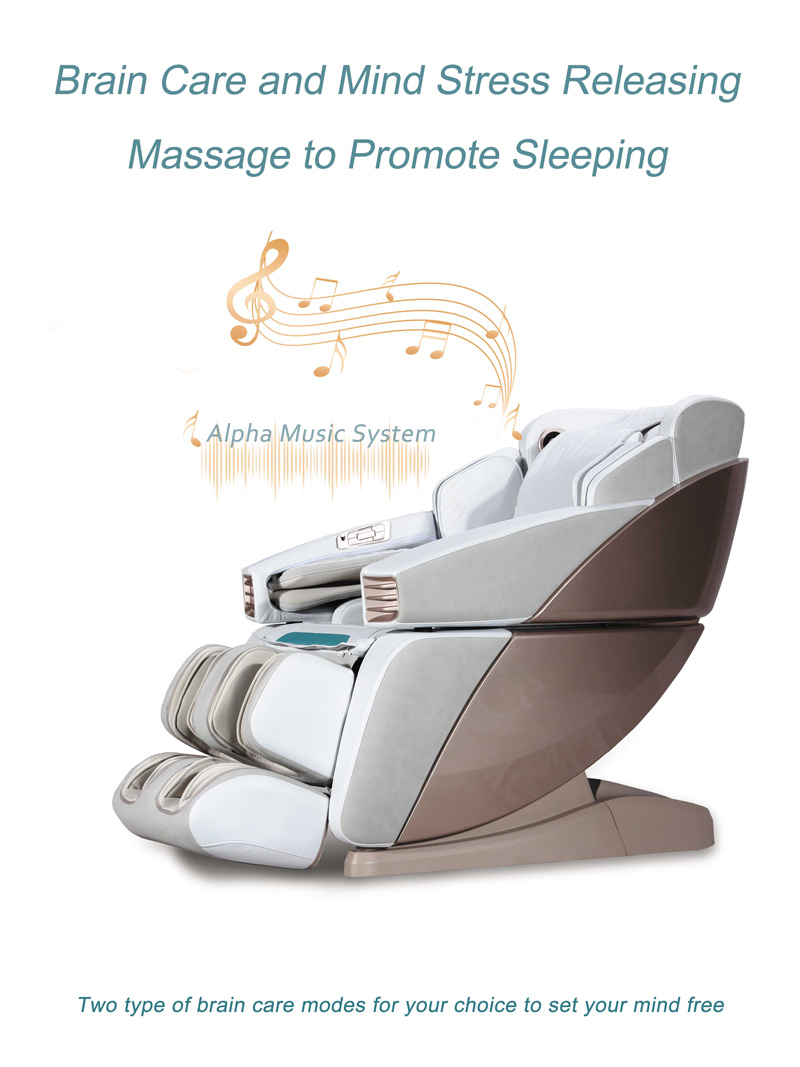 Cadeira de massagem calmante Alpha Music