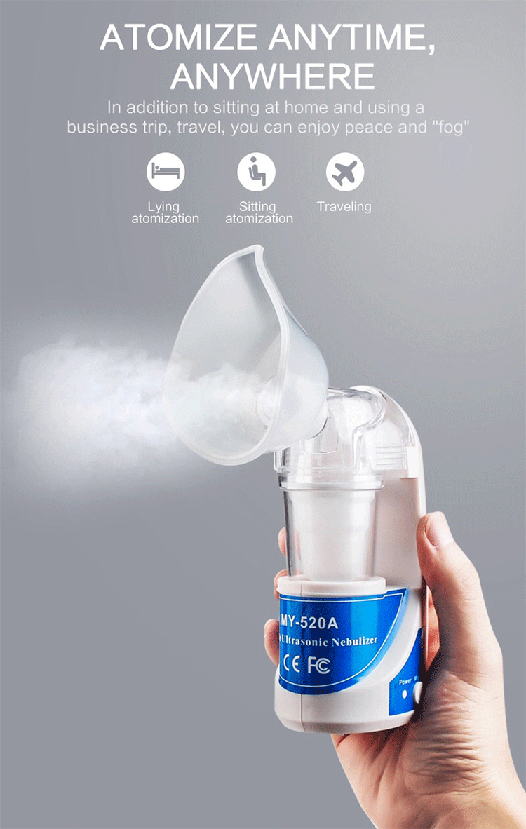 máquina nebulizador portátil para asma