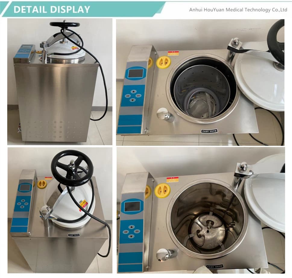 Autoclave de Esterilizador a Vapor Vertical