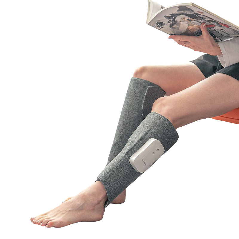 Aquecedor de pernas elétrico aquecido sem fio portátil com compressão de ar massageador de pernas
