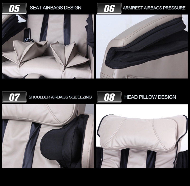 Cadeira de massagem com aquecimento e vibração do assento
