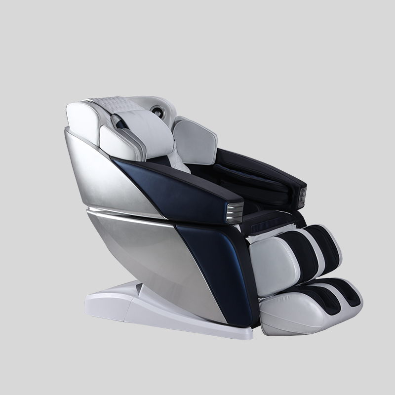 Cadeira de massagem reclinável eletrônica com extensão de pés SL 4D
