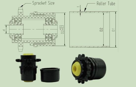 Plastic Single Sprocket 