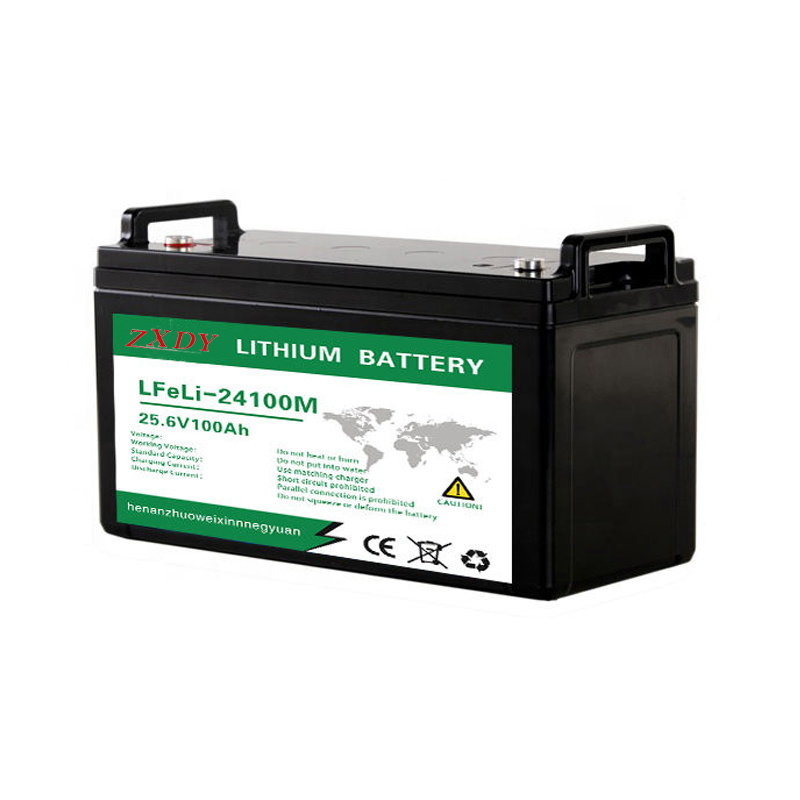 Lifepo4 agv bateria 24v 100ah bateria de íon de lítio
